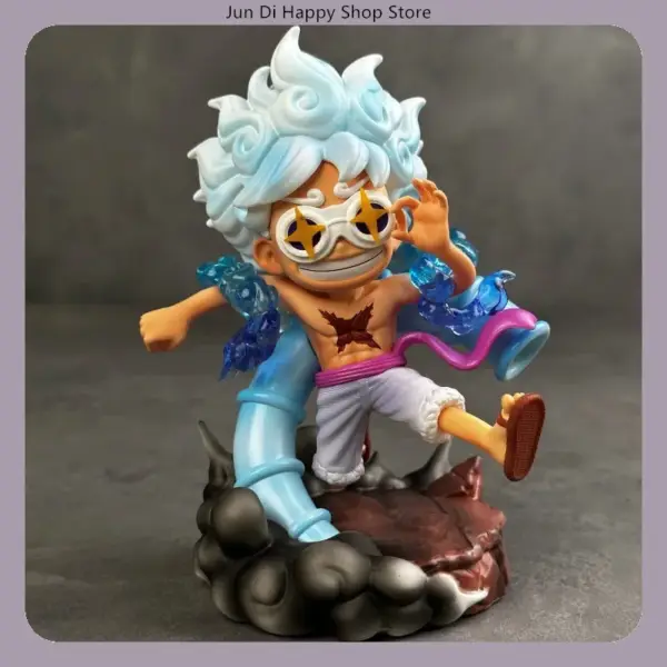 One Piece Luffy Chibi Nika Gear 5 Collectible Figure