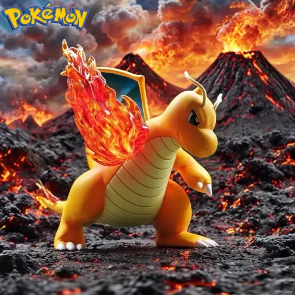 Pokemon Dragonite Fire Punch Collectible Figure