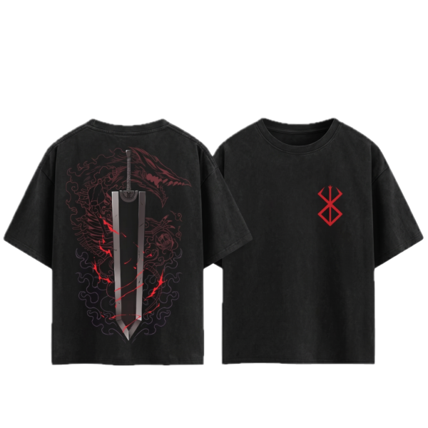 Berserk Guts Dragonslayer T-Shirt (Dragonslayer Sword)