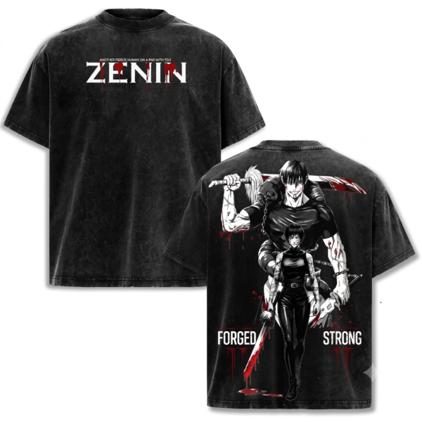 Jujutsu Kaisen Toji & Maki Zenin T-Shirt (Black)