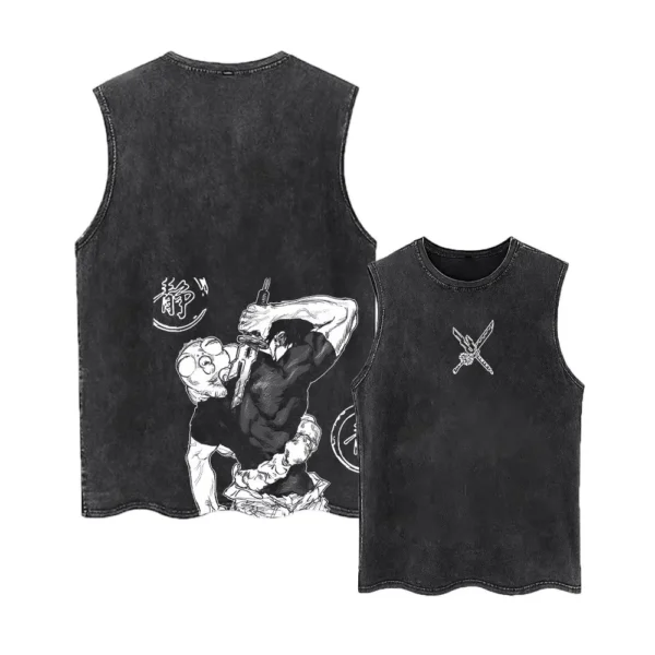 Jujutsu Kaisen Toji Fushiguro Swords Tank Top