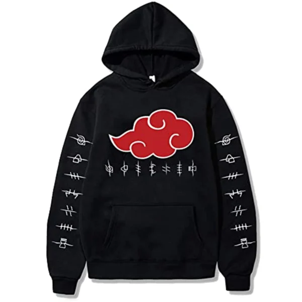 Naruto Sasuke Uchiha Vintage Wash Oversized Hoodie