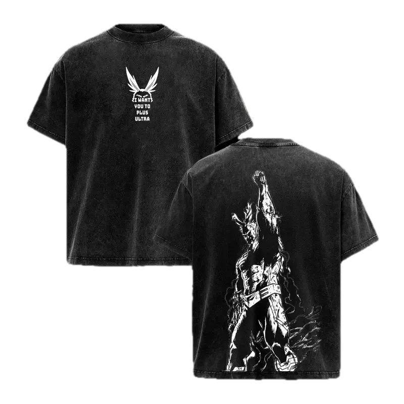 My Hero Academia All Might Plus Ultra (Black) T-Shirt