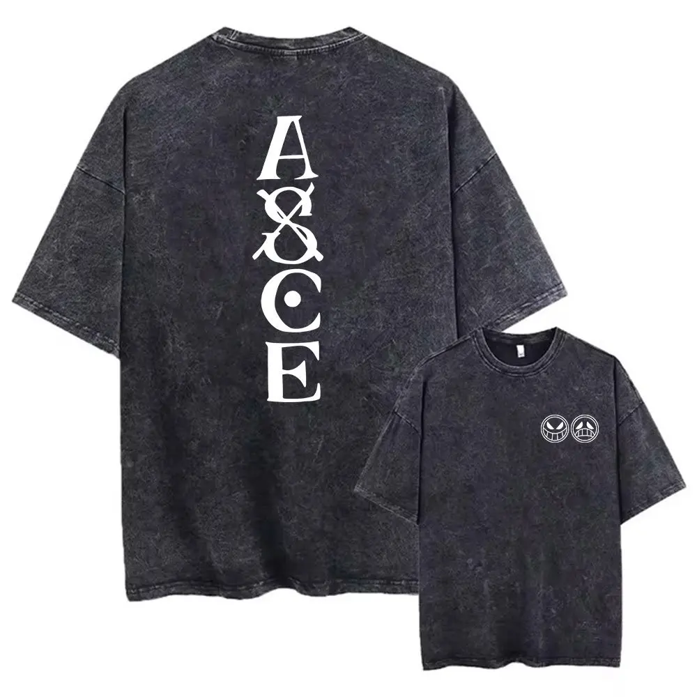 One Piece Portgas D. Ace (ASCE) T-Shirt (Black)