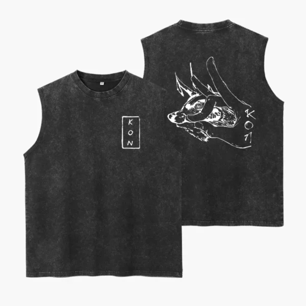 Chainsaw Man Kon Vintage Wash Tank Top