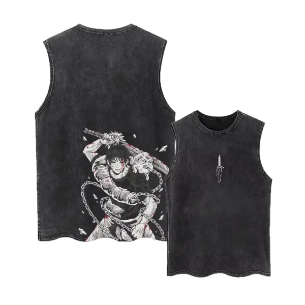 Jujutsu Kaisen Toji Fushiguro Inverted Spear Tank Top