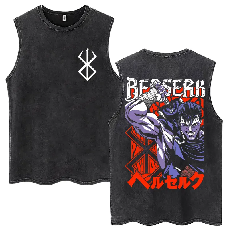 Berserk Guts Crimson Rage Tank Top