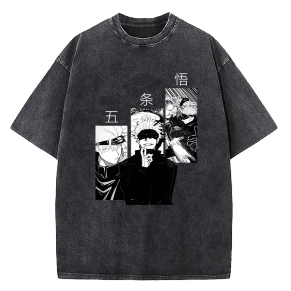 Jujutsu Kaisen Gojo Satoru T-Shirt (Manga Panels)