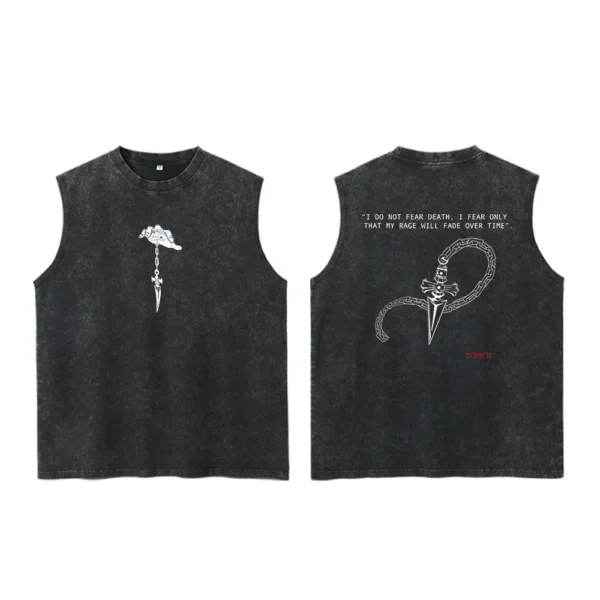 Hunter × Hunter Kurapika Chain Tank Top (Chain Quote)