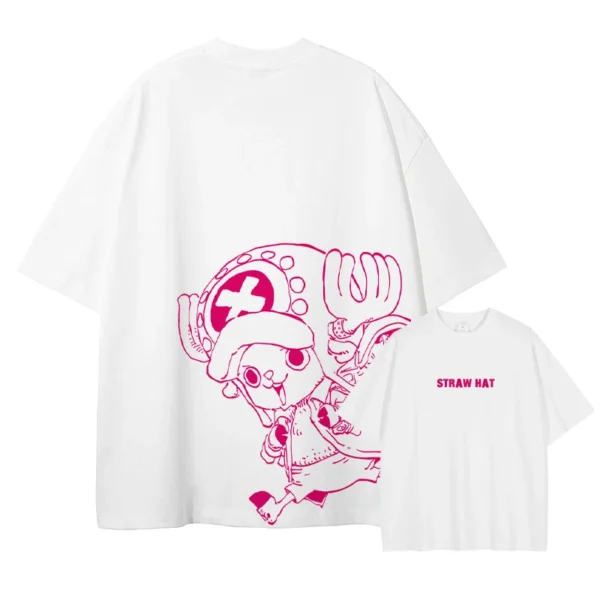 One Piece Chopper Vintage Wash Oversized T-Shirt
