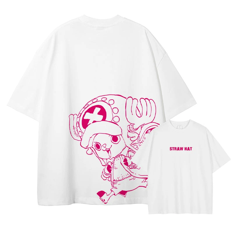 One Piece Chopper Vintage Wash Oversized T-Shirt