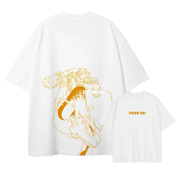 One Piece Sanji Vintage Wash Oversized T-Shirt