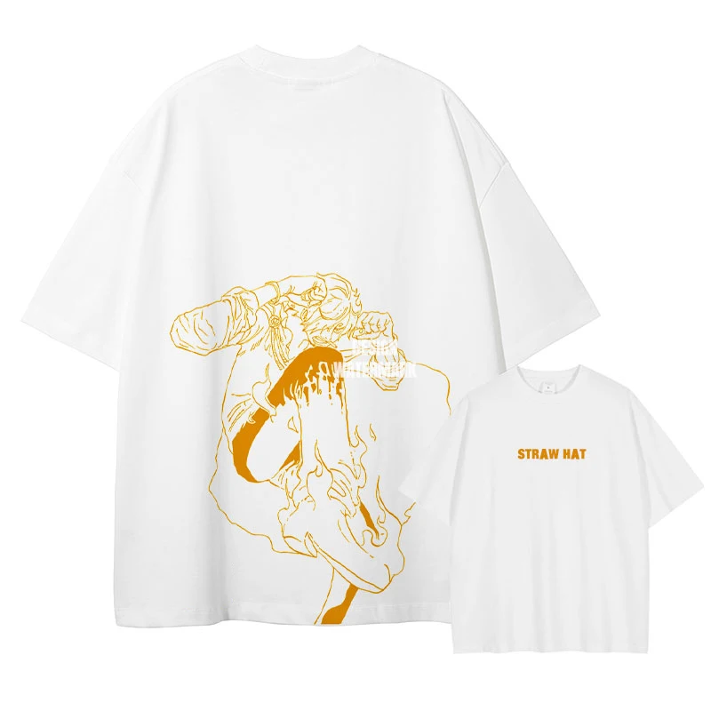 One Piece Sanji Vintage Wash Oversized T-Shirt