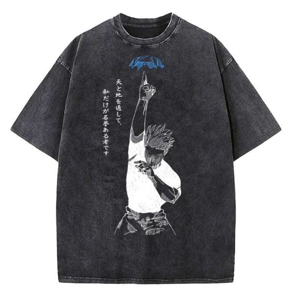 Jujutsu Kaisen Gojo Satoru T-Shirt (Hand Sign)