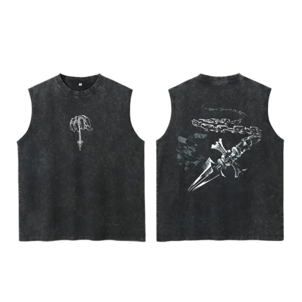 Hunter × Hunter Kurapika Chain Tank Top (Chain Dagger)