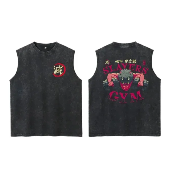 Demon Slayer Inosuke Vintage Wash Tank Top