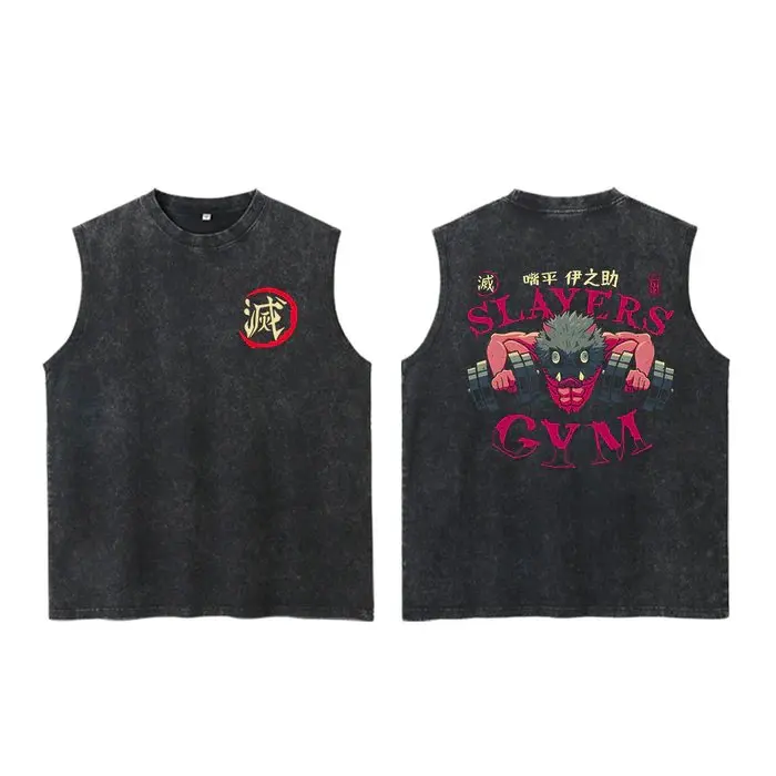 Demon Slayer Inosuke Vintage Wash Tank Top