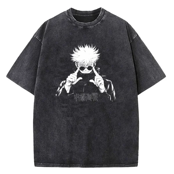 Jujutsu Kaisen Gojo Satoru T-Shirt (Blindfold Reveal)
