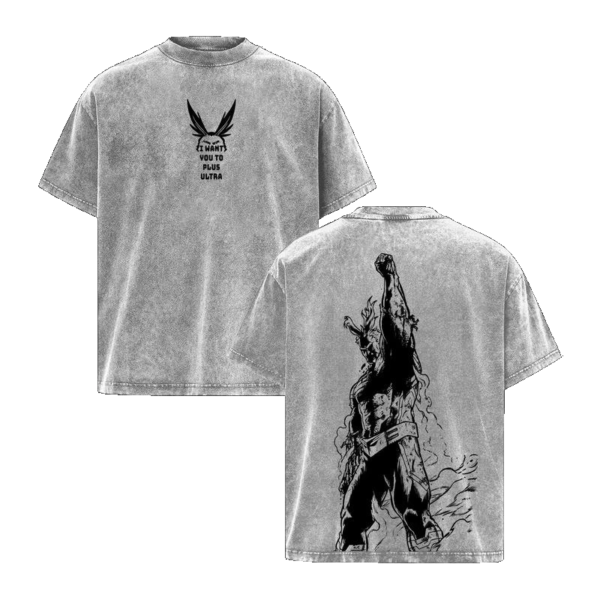 My Hero Academia All Might Plus Ultra (Gray) T-Shirt