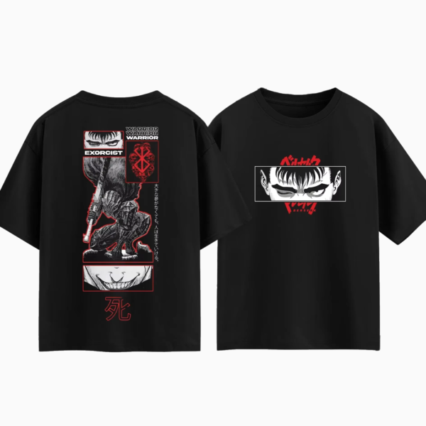 Berserk Guts Dragonslayer T-Shirt (Rage, Black)