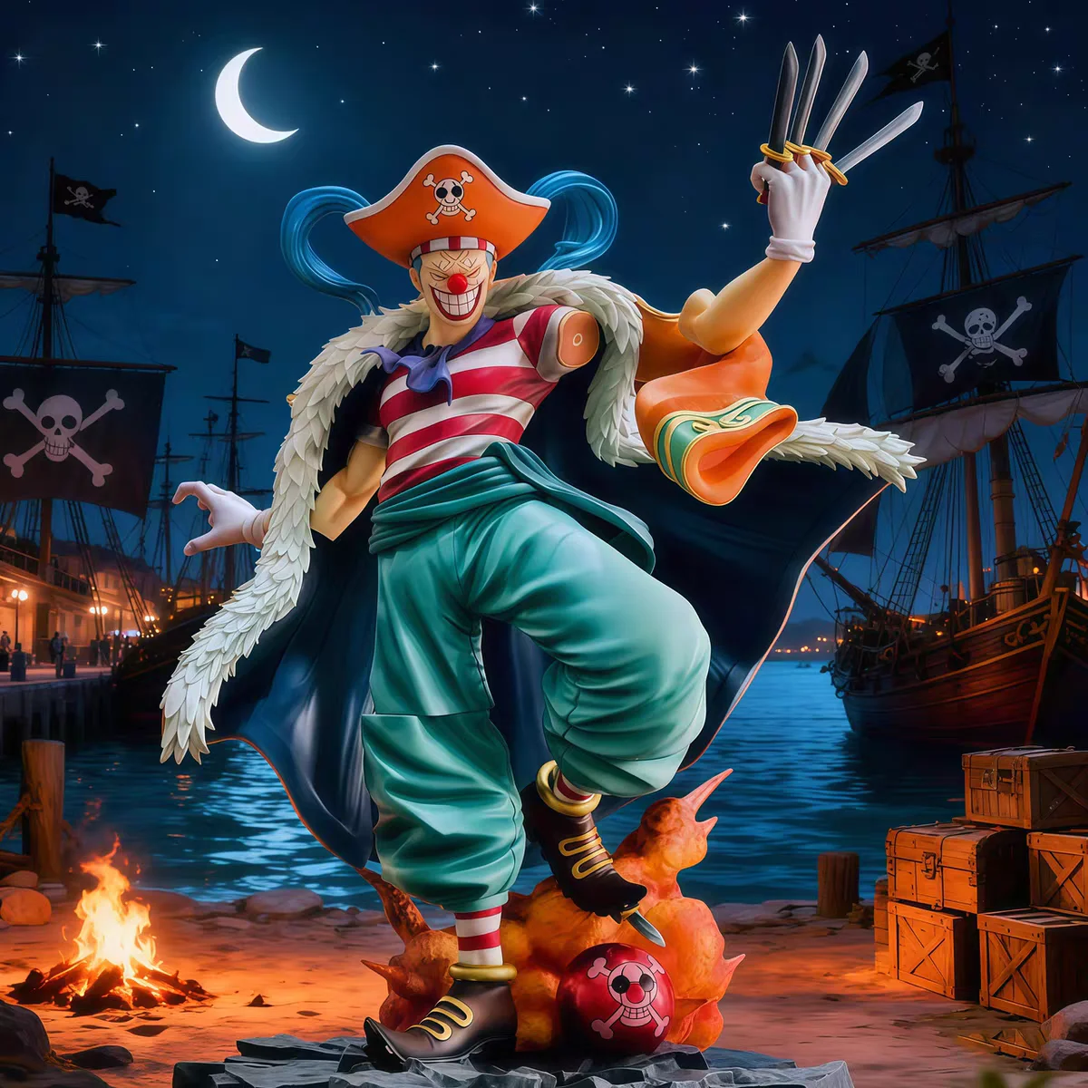 One Piece Buggy the Clown Figure (25cm)
