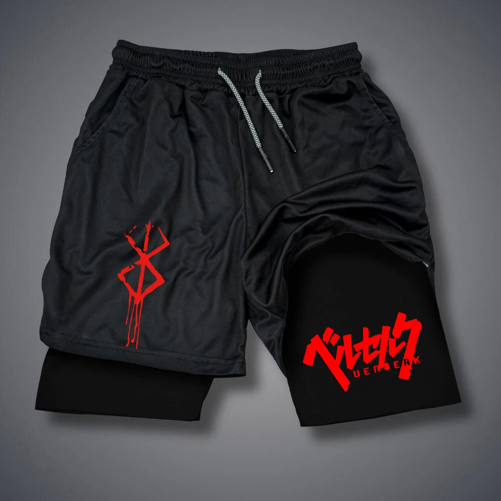 Berserk Brand of Sacrifice 2-in-1 Gym Shorts