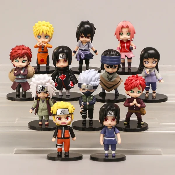 Naruto Chibi Figure Set (12 pcs)