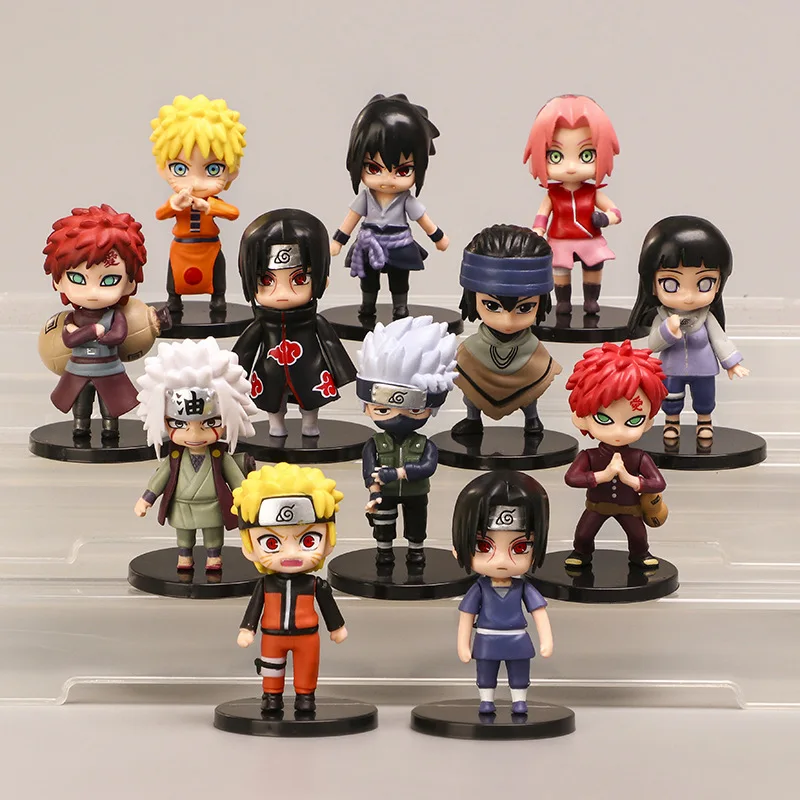 Naruto Chibi Figure Set (12 pcs)