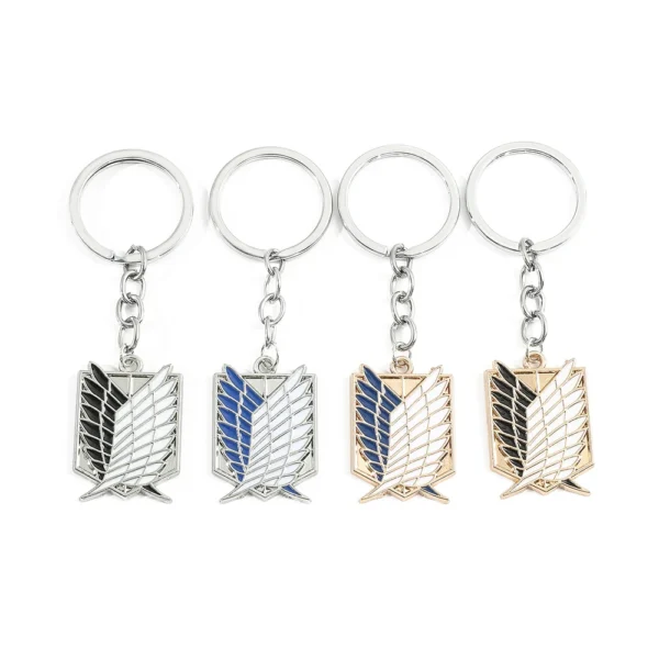 Attack on Titan Survey Corps Wings of Freedom Metal Keychain